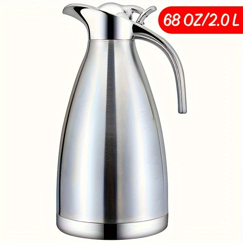 Stainless Steel Thermal Carafe Vacuum Insulated Keeps Coffee Hot 12 Hours Cold 24 Hours