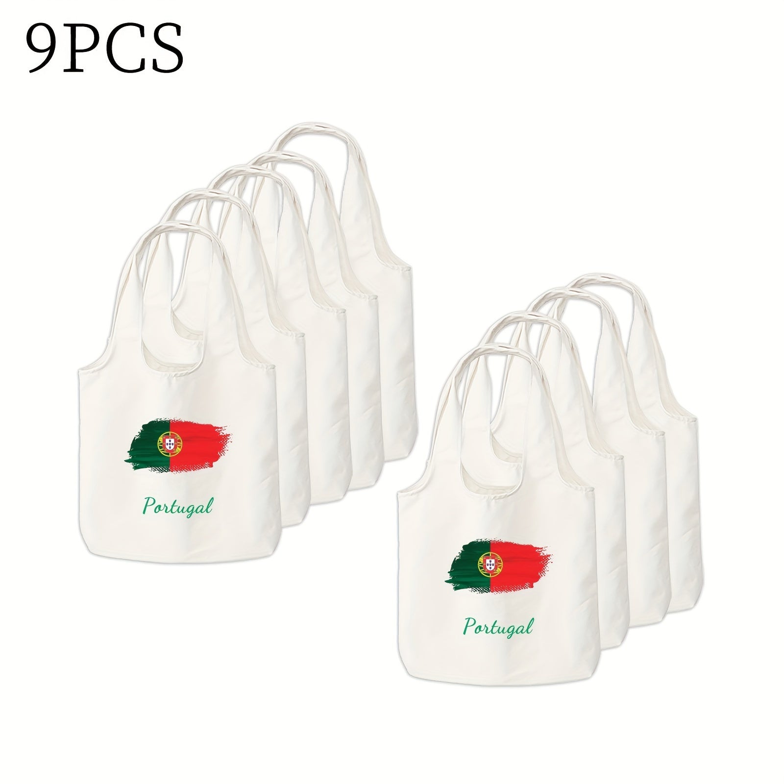 Double-Sided Print Canvas Tote Bag Durable Stylish Large Everyday Use