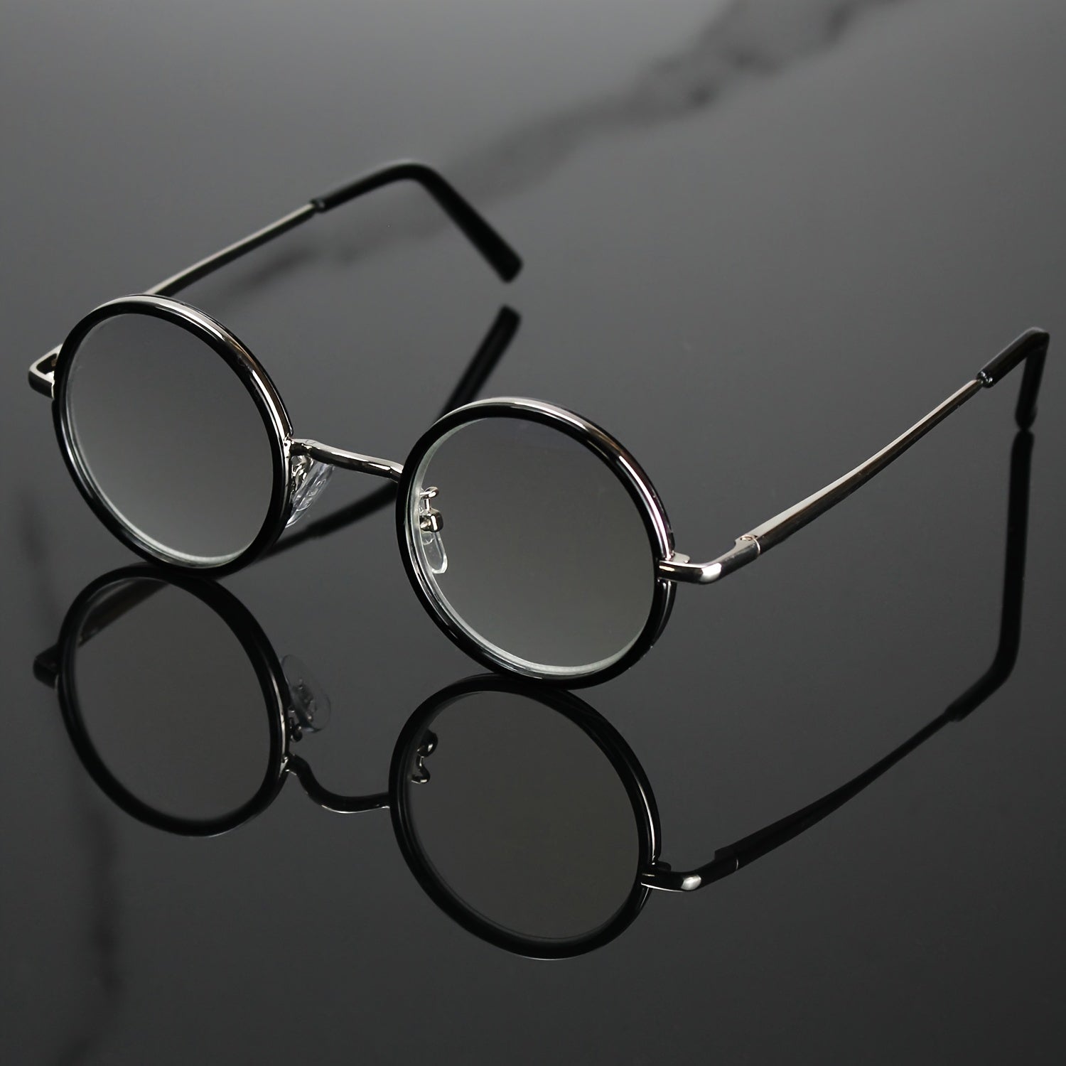 Минималистичные круглые очки для чтения для мужчин и женщин с золотыми петлями, пружинными ножками и удобными носовыми подушками