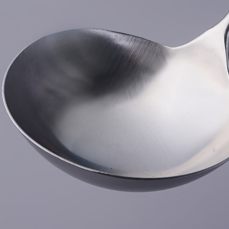Set of 3 Stainless Steel Cooking Spoons Long Handles Stirring Serving Dishwasher Safe