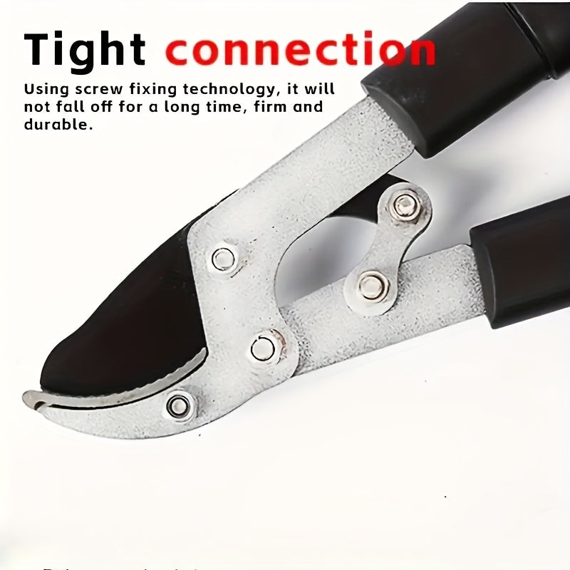 Tijeras de poda de acero aleado extensible con empuñadura ergonómica para ramas gruesas