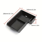 Right-Hand Drive Center Console Storage Box ABS Plastic for Seat Belt Buckle, Middle Armrest