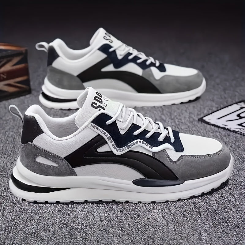 Zapatos de skate de bajo perfil para hombre, casuales, duraderos, de lona y suela de cuero