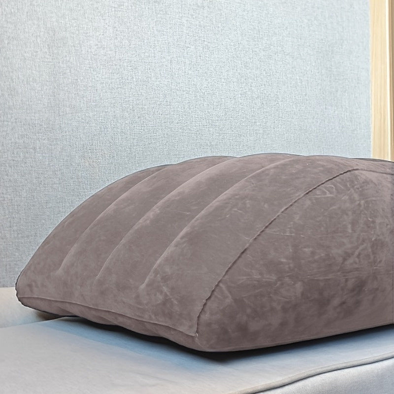 Inflatable Leg Pillow Polyester with Storage Nozzle for Comfort and Recovery