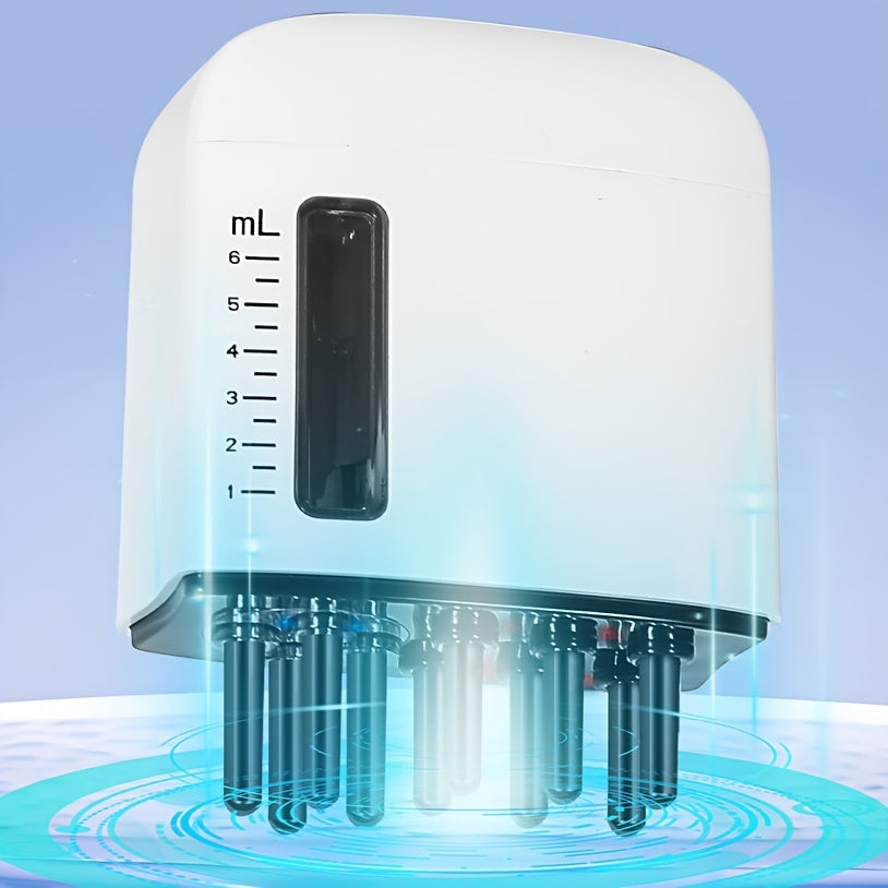 USB Rechargeable Scalp Massager with Hair Oil Applicator for Hair Growth