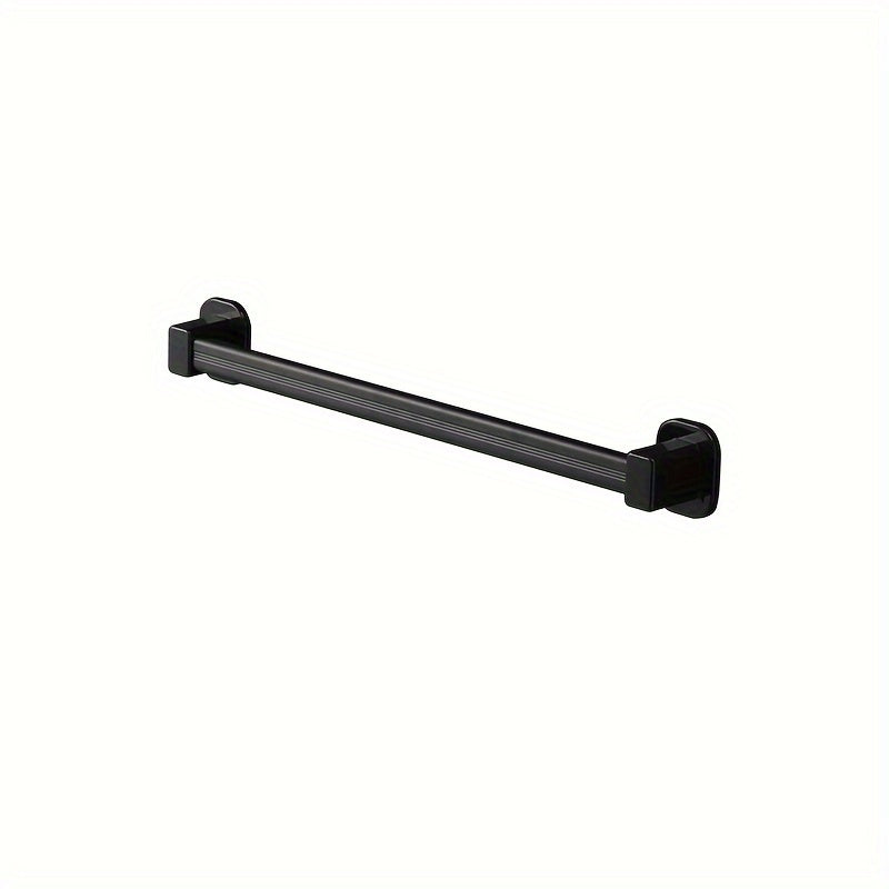 Estante para zapatillas de aluminio de larga duración, montaje en pared, para puerta de baño, antideslizante