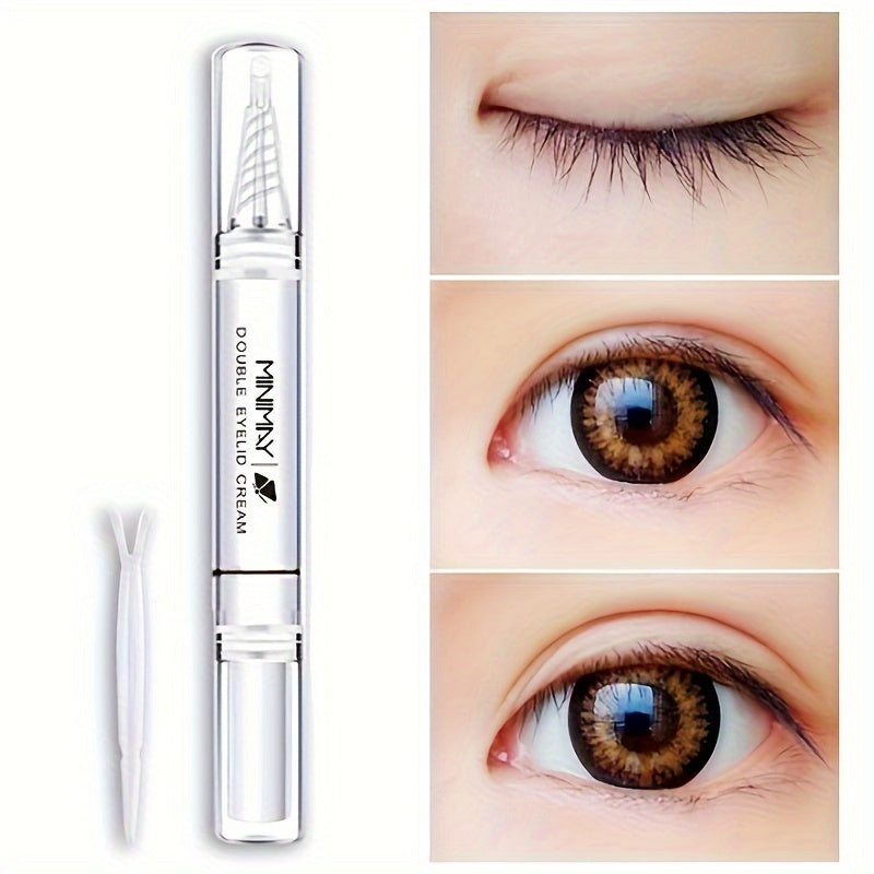 Hypoallergenic Double Eyelid Cream Waterproof Invisible Glue Adhesive Pen for Eye Enhancement