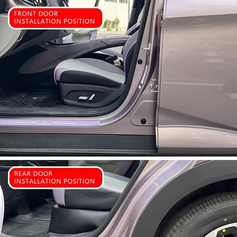 10Pcs Silicone Car Door Soundproofing Pads Vibration Noise Dampening