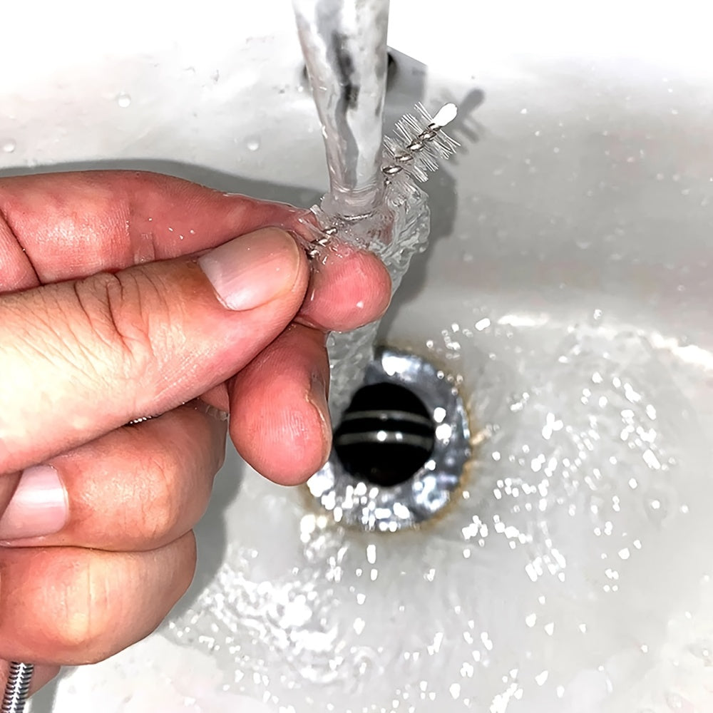 Cepillo desatascador de drenaje para coche de acero inoxidable 150cm herramienta flexible de fregado