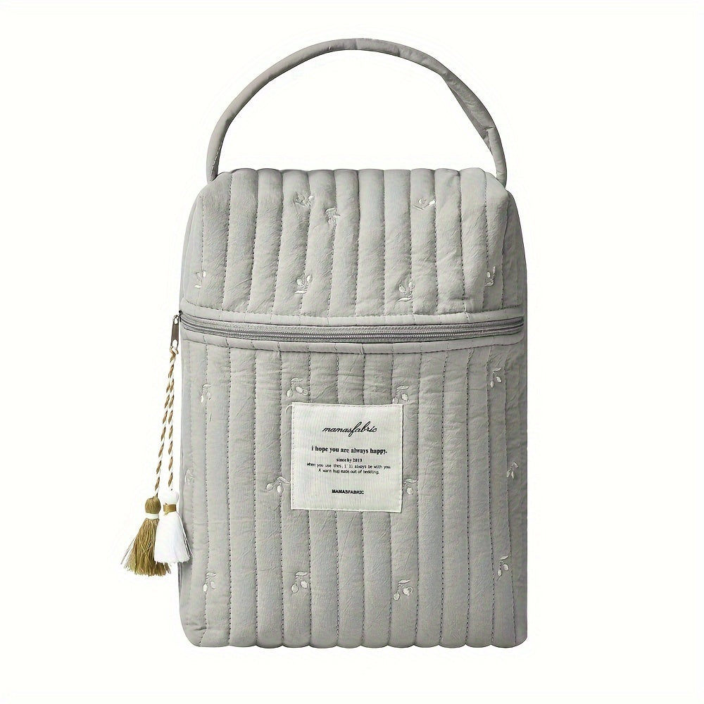 Сумка для подгузников, сумка для мамы, сумка для хранения подгузников с вышивкой, висячая сумка для коляски, портативная сумка для хранения подгузников