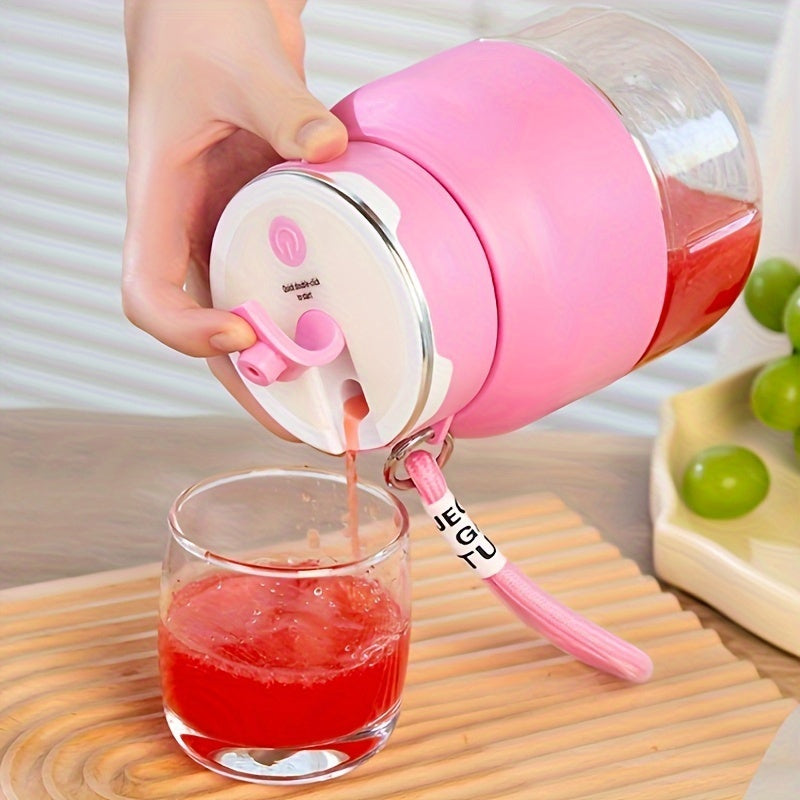 Rechargeable Compact Juicer Cup with USB Charging and 1300mAh Battery for Home and On-the-Go