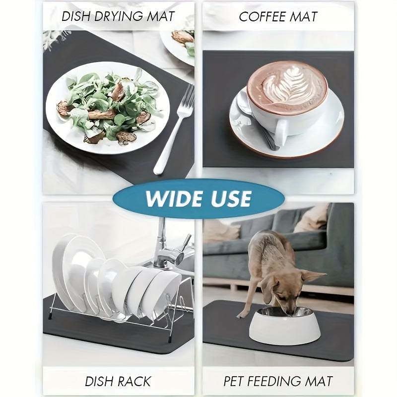 Нескользящий коврик для кофеварки с высокой впитывающей способностью - резиновое покрытие для защиты столешницы для эспрессо-машин и кухонной техники, рождественский декор, легко чистить