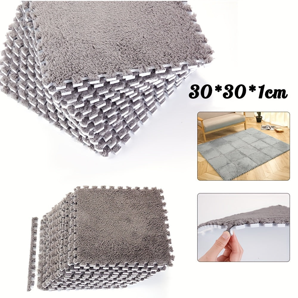 Set of 30/50 Interlocking Foam Floor Mats Square Carpet Area Rug Anti-Slip Seat Pads