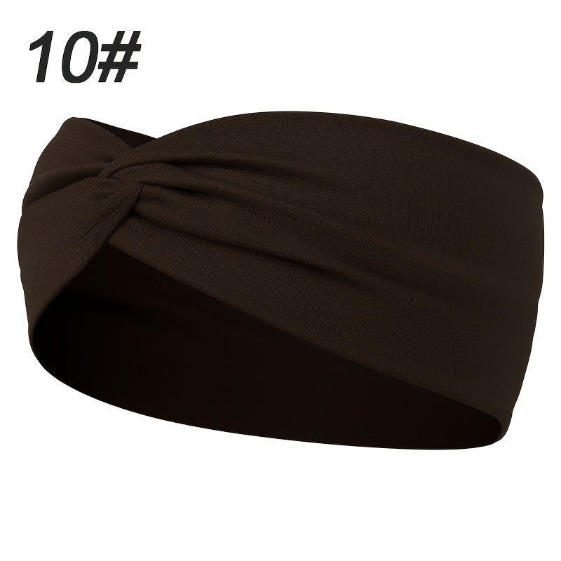 Ayollar uchun bir rangli burmalangan soch to'rva elastik terlash bantlari