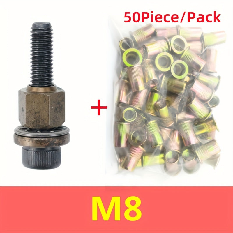 Ручной набор инструментов для заклепочных гайок для тонкой листовой металлоконструкции, электрическая заклепочная пушка DIY