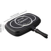 Высококачественная алюминиевая сковорода-стейк с литым корпусом, легкий дым, меньше масла, легко очищается, для использования внутри помещений и на улице