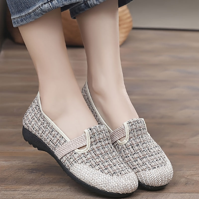 Zapatos planos bohemios de mujer, ligeros, slip-on, mocasines casuales para playa y vacaciones