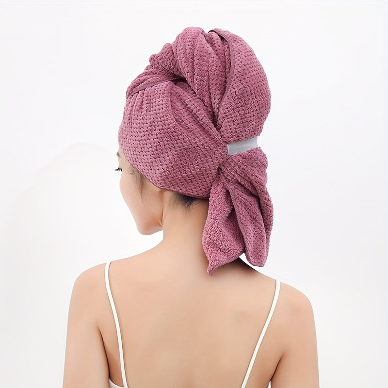 Uzoq, qalin va jingalak sochli ayollar uchun tez quriydigan mikrofiber soch sochiq. Har kuni qulaylik uchun elastik lenta bilan yumshoq koral fliys material. Tez quritish uchun bej rangli tuzilma.