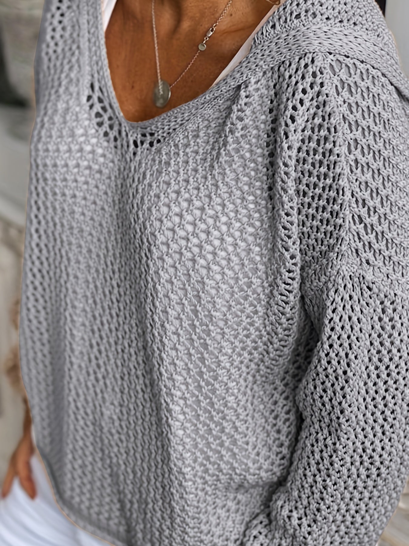 Women's Lightweight Crochet Hooded Cardigan with Lace Details