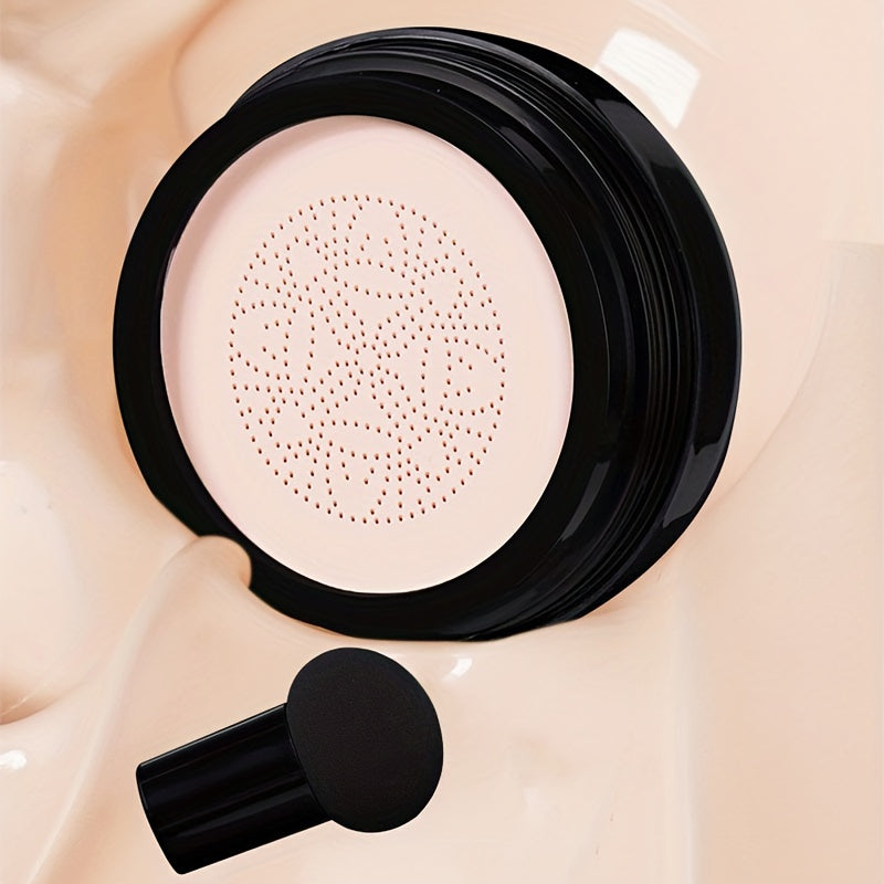 Crema BB con esponja de aire de colágeno y hongos para mujer, corrector, base de maquillaje, resistente al agua y de larga duración