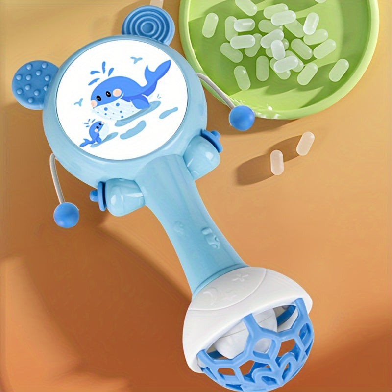 Baby Rattle for Newborns Chewable Educational Toy Halloween Thanksgiving Christmas Birthday Gift Random Pattern