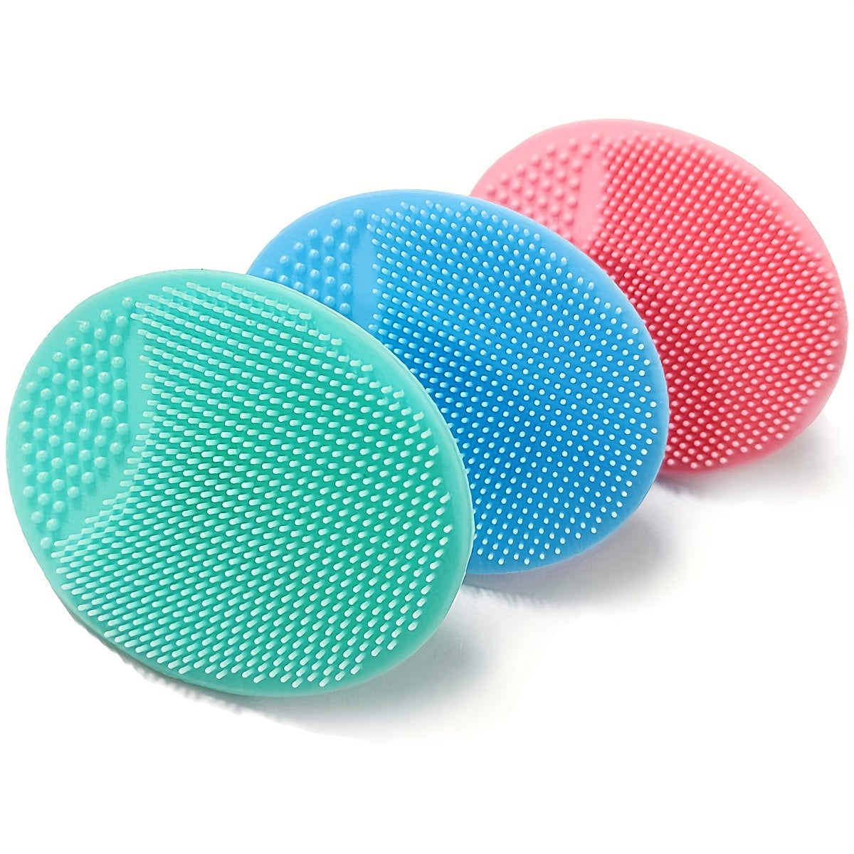 Baby Bath Brush Silicone Massage Scrubber for Dry Skin and Eczema Relief