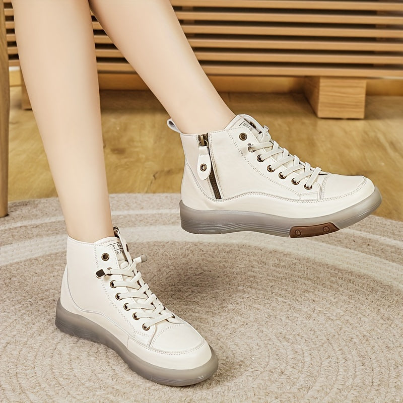 Женские кроссовки с массивной платформой, толстая амортизирующая подошва, низкий каблук, синие, белые, черные, серые и бежевые