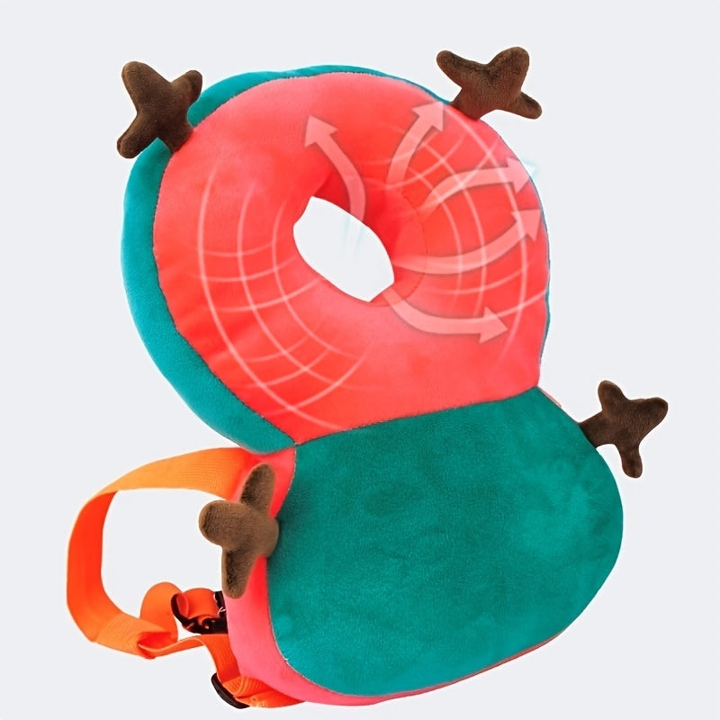 Bolalar uchun sozlanadigan xavfsizlik yostiqchasi bilan multicolor multfilm hayvonlari yumshoq yostiqcha