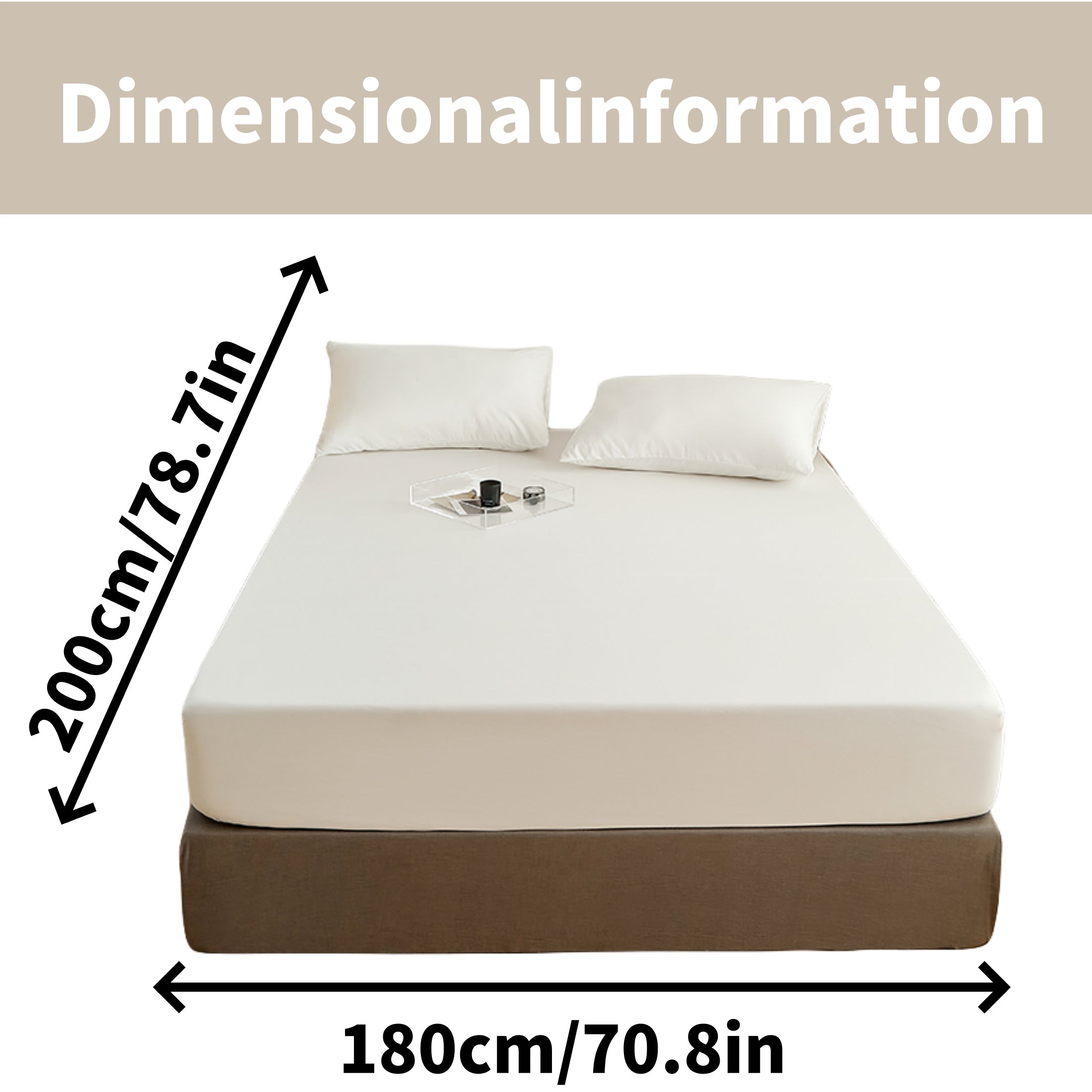 Juego de sábanas ajustadas de poliéster cepillado con 2 fundas de almohada, con bolsillo profundo, ropa de cama