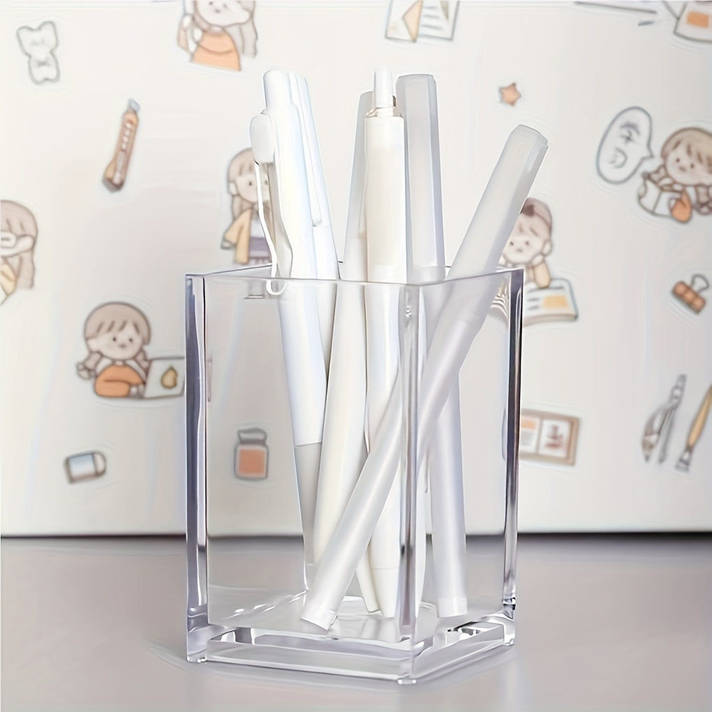 Makeup mahsulotlari, masalan, cho'tkalar, qalam, lab bo'yoqlari va ko'z qovoqlari uchun ideal plastik tashkilotchisi - Foydalanish uchun oddiy va engil.