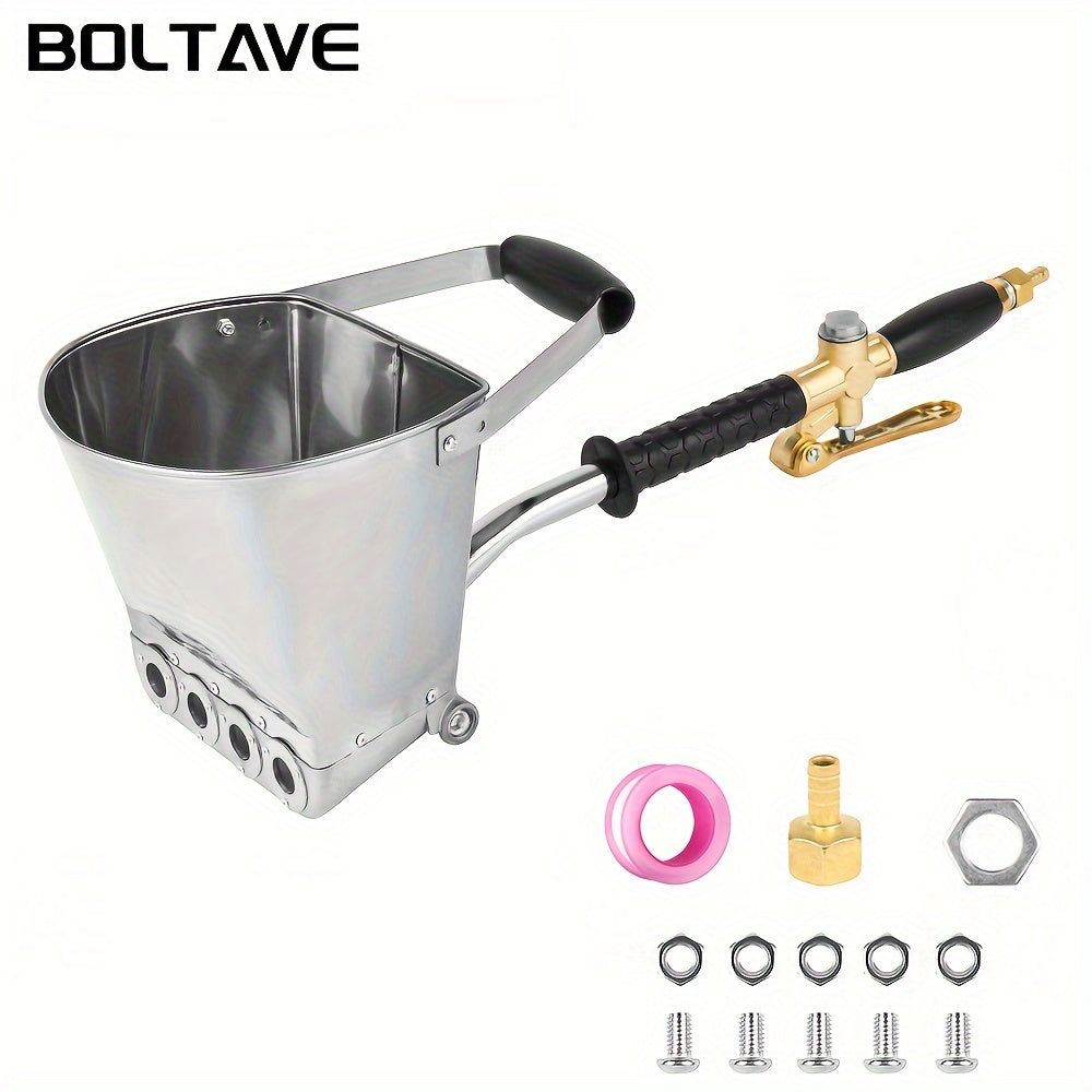 4-Hole Wall Cement Spray Gun for Concrete Plaster Painting Durable Metal