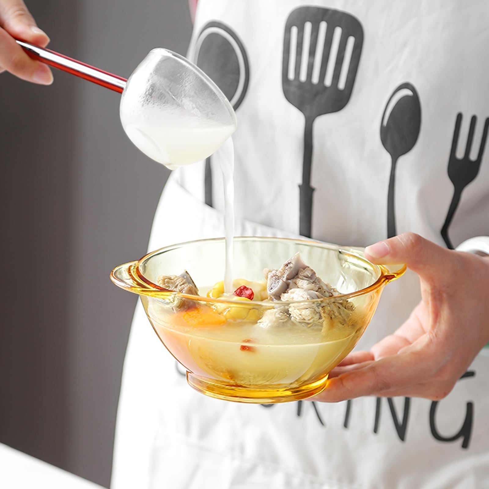 Shisha Qozon To'plami Qopqoq bilan - 1.5L Yuqori Haroratga Bardoshli Sho'rva Qozoni, Qovurma Qozoni, Ikkita Xizmat Qozoni va Isiga Bardoshli Matni o'z ichiga oladi - Naqssiz Dizayn, Sho'rva va Sut Pishirish uchun Mukammal