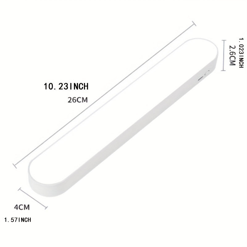 Регулируемое светодиодное освещение под шкафом с сенсорным управлением и дистанционным управлением. Имеет варианты изменения цвета, магнитное крепление и перезаряжаемую литиевую батарею. Включает 3 режима цвета и сенсорное управление.