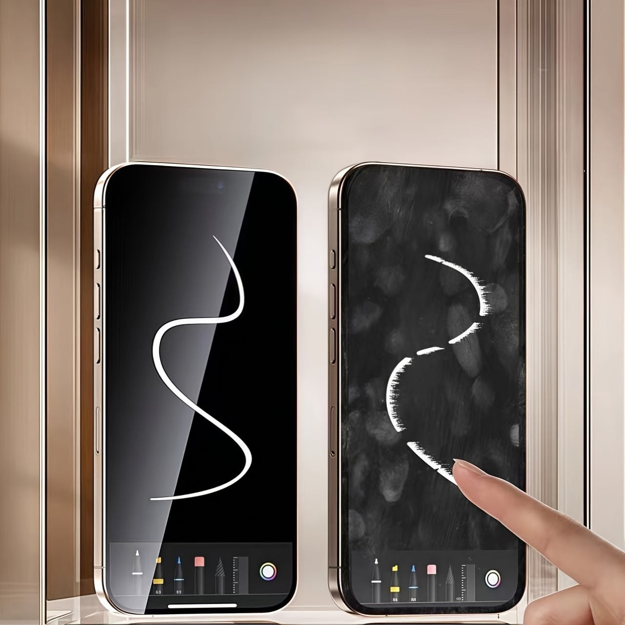 3pcs protectores de pantalla de vidrio templado para iPhone 13 13 Pro 13 Pro Max antideslizante y resistente a roturas