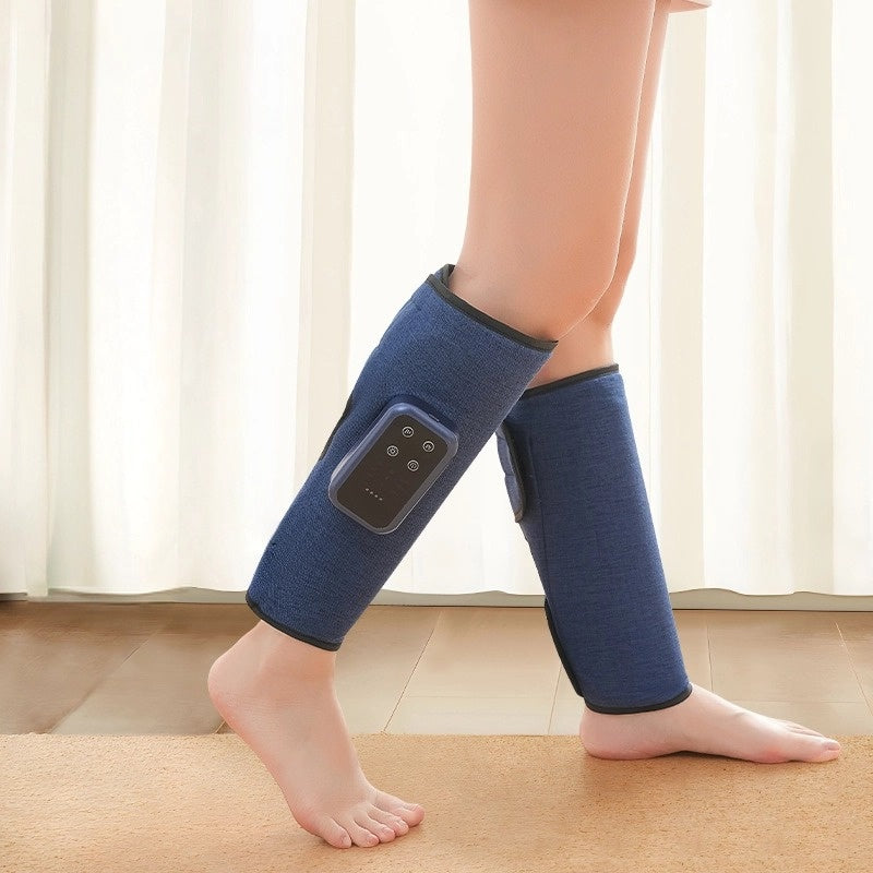 Isitish va havo bosimi bilan ishlaydigan simsiz elektr oyoq massajeri, tizzani bo'shashtirish uchun