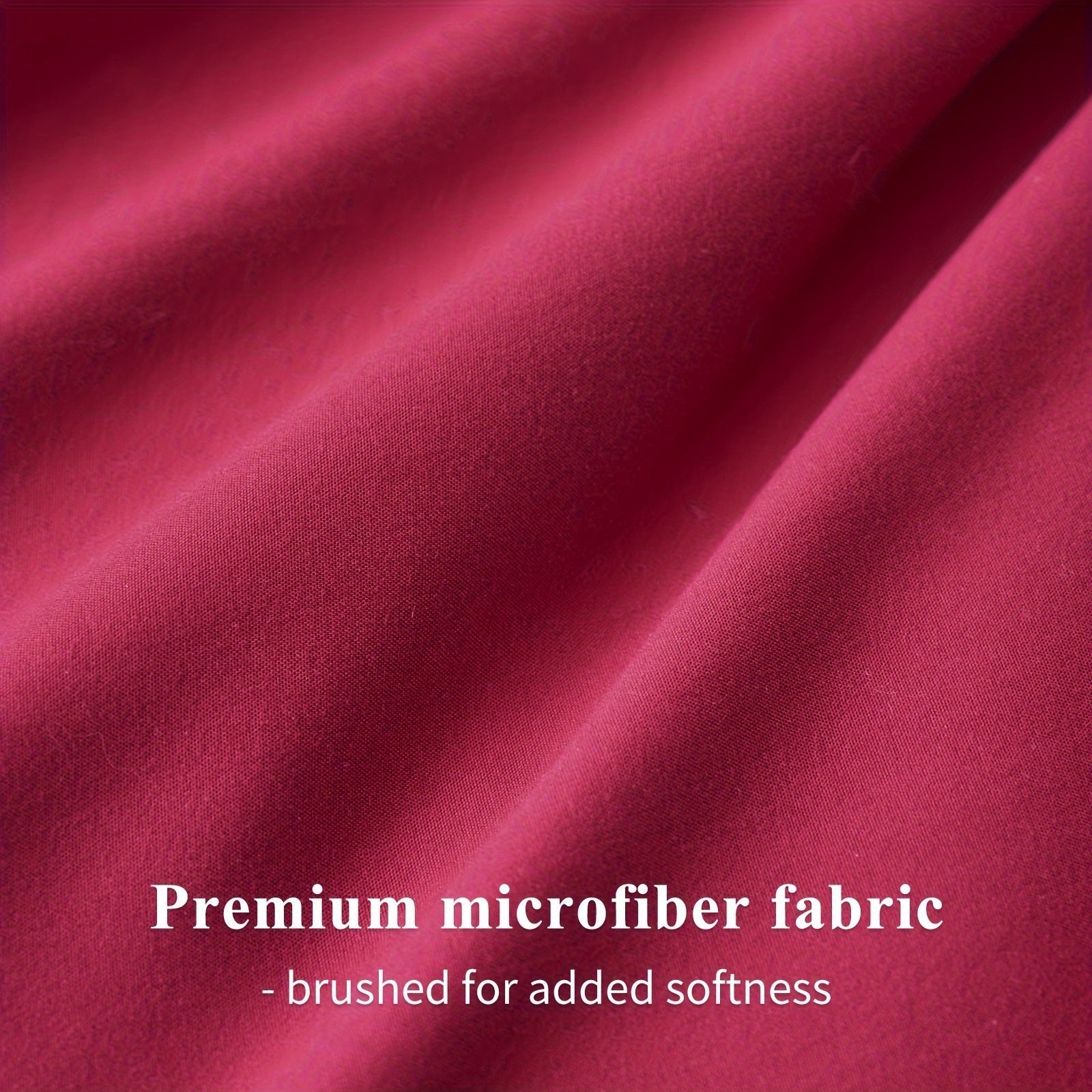 Microfiber Pillowcases Set with Christmas Tree Design, Wrinkle and Stain Resistant