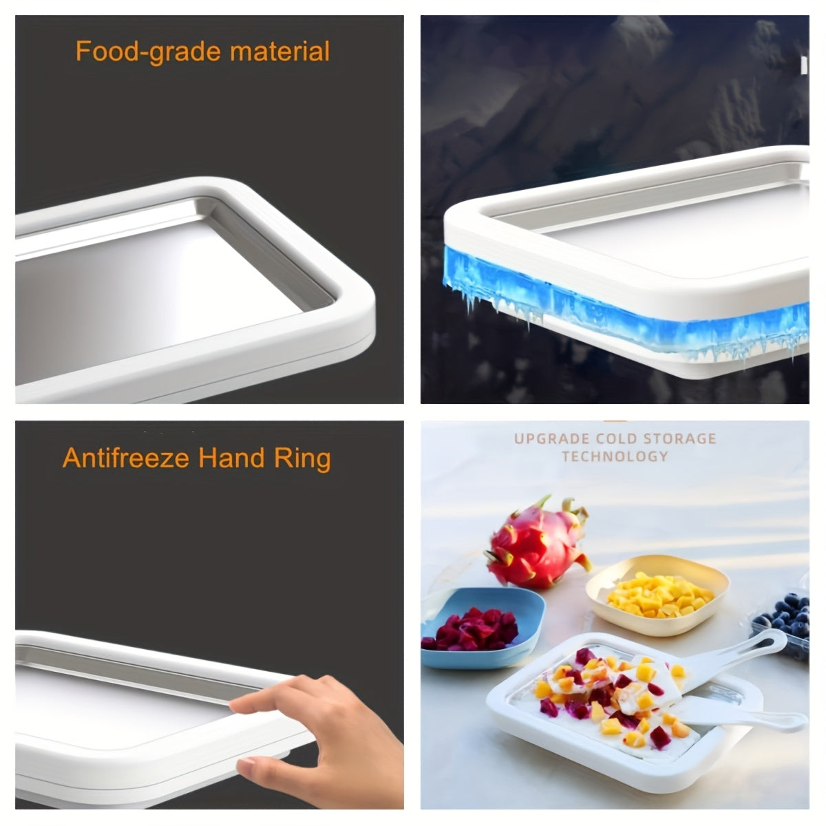 Máquina de helados de acero inoxidable para yogur y helado de leche caseros