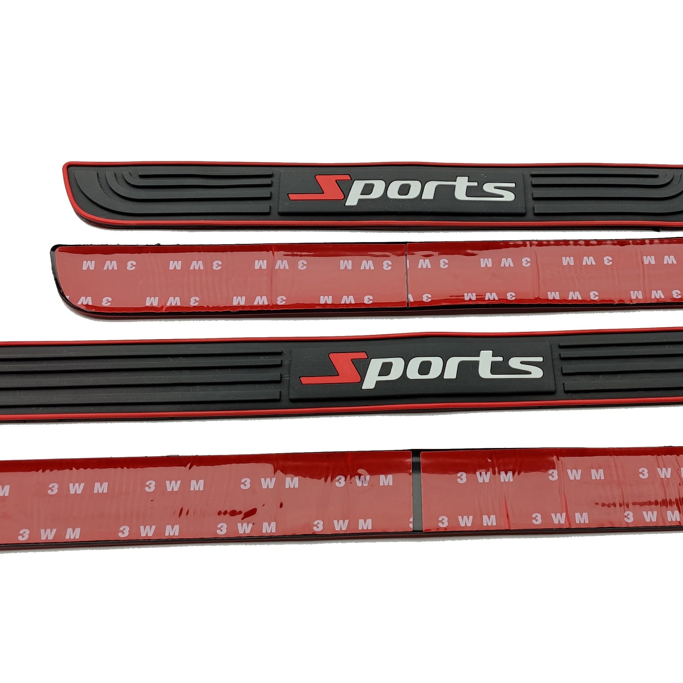 Универсальные резиновые накладки на пороги автомобиля, 4 шт., водонепроницаемые, противоскользящие