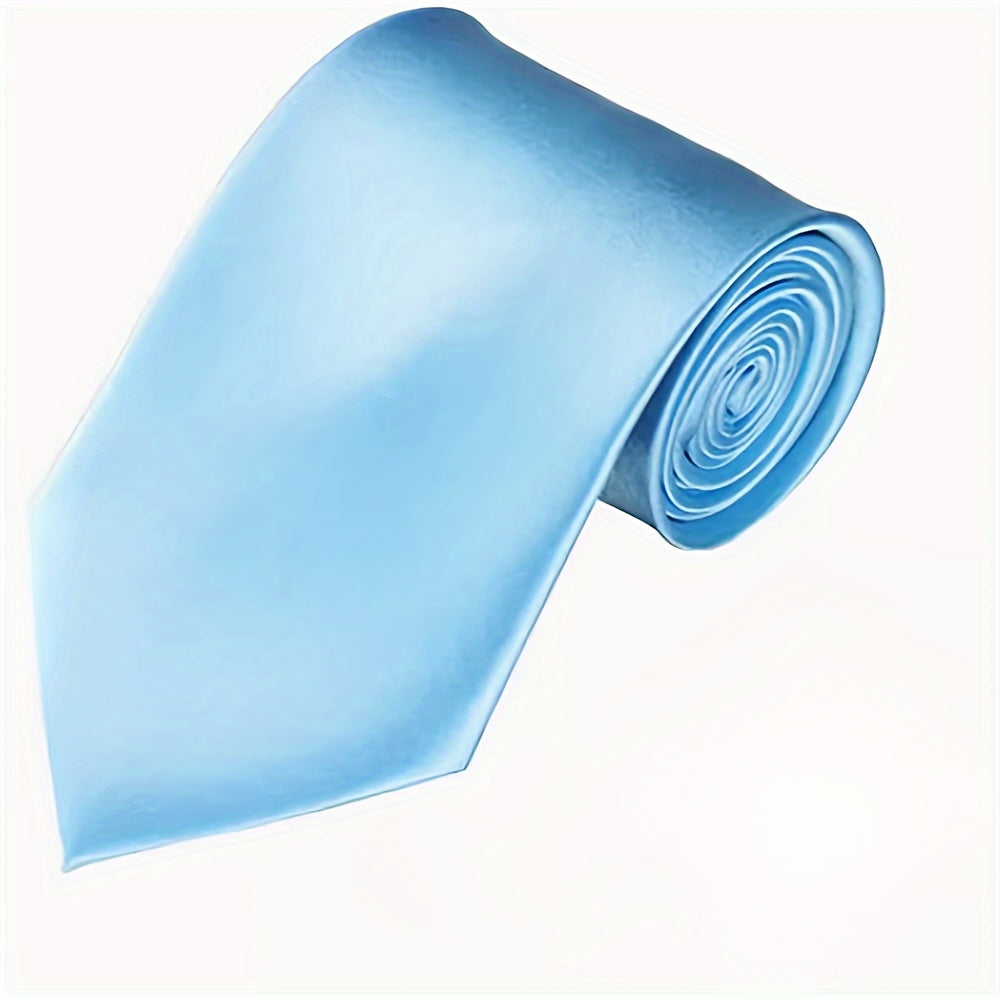 Oq rangli, burgundy va ko'k rangli erkaklar uchun 8 sm kenglikdagi to'liq rangli galstuklar, to'ylar va sovg'alar uchun