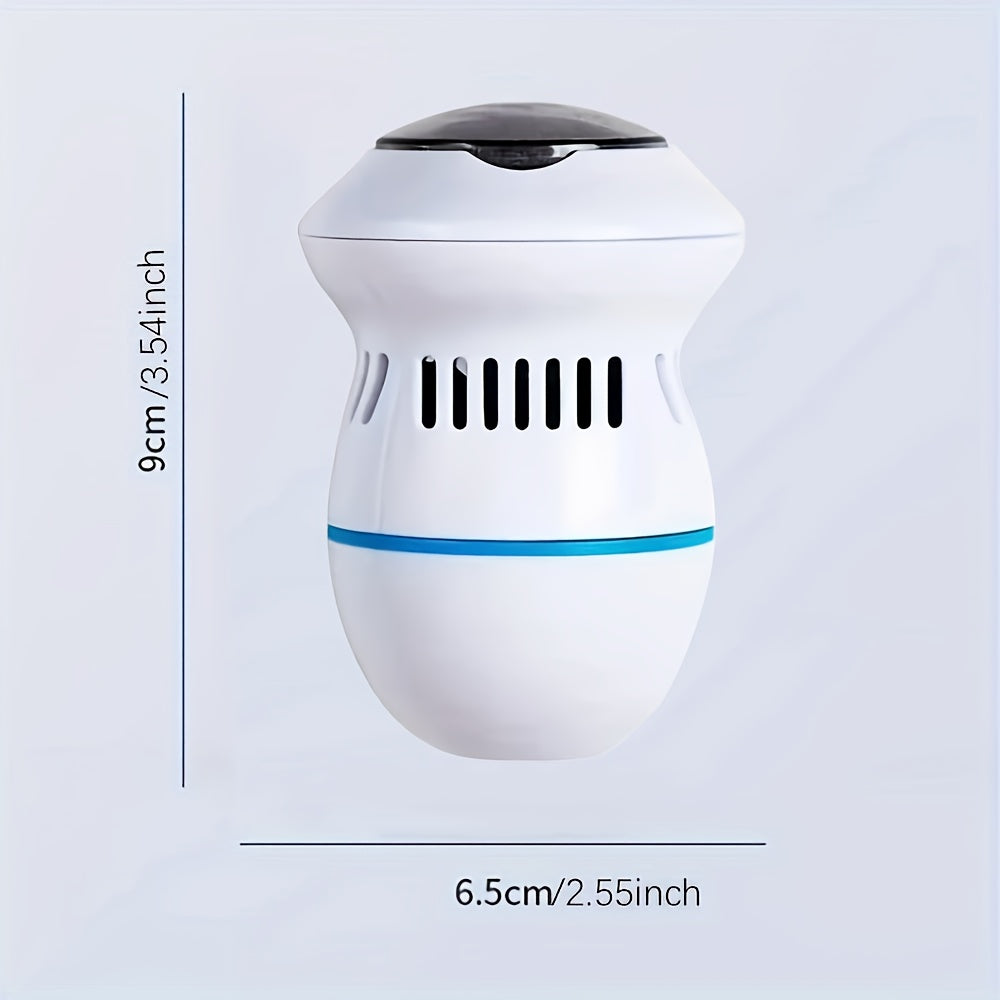 Qayta zaryadlanadigan va portativ elektr oyoq maydalagichi, silliq teri va yumshoq oyoqlar uchun, USB zaryadlash bilan.