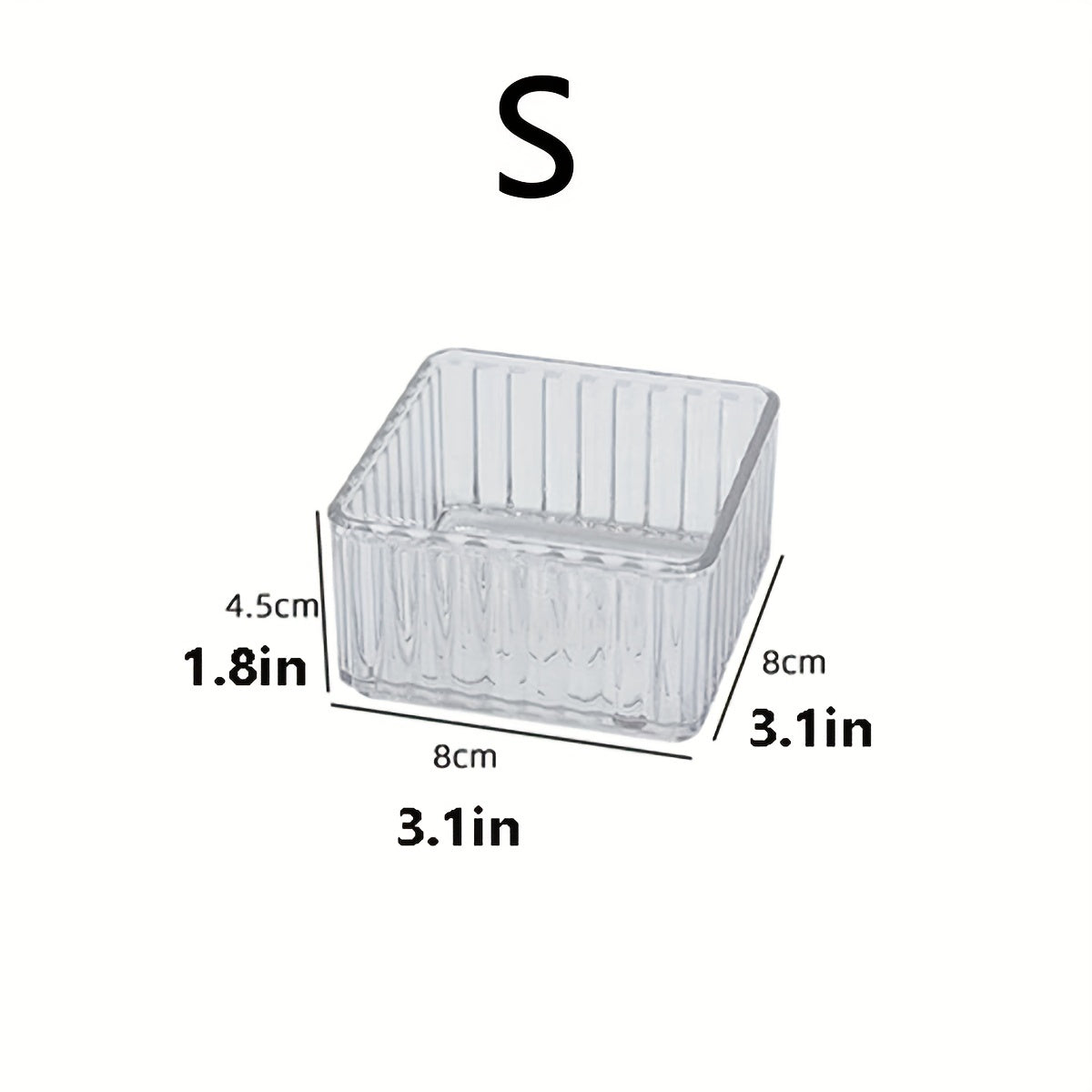 Caja de almacenamiento de plástico con cajones para organizador de cosméticos y cuidado de la piel