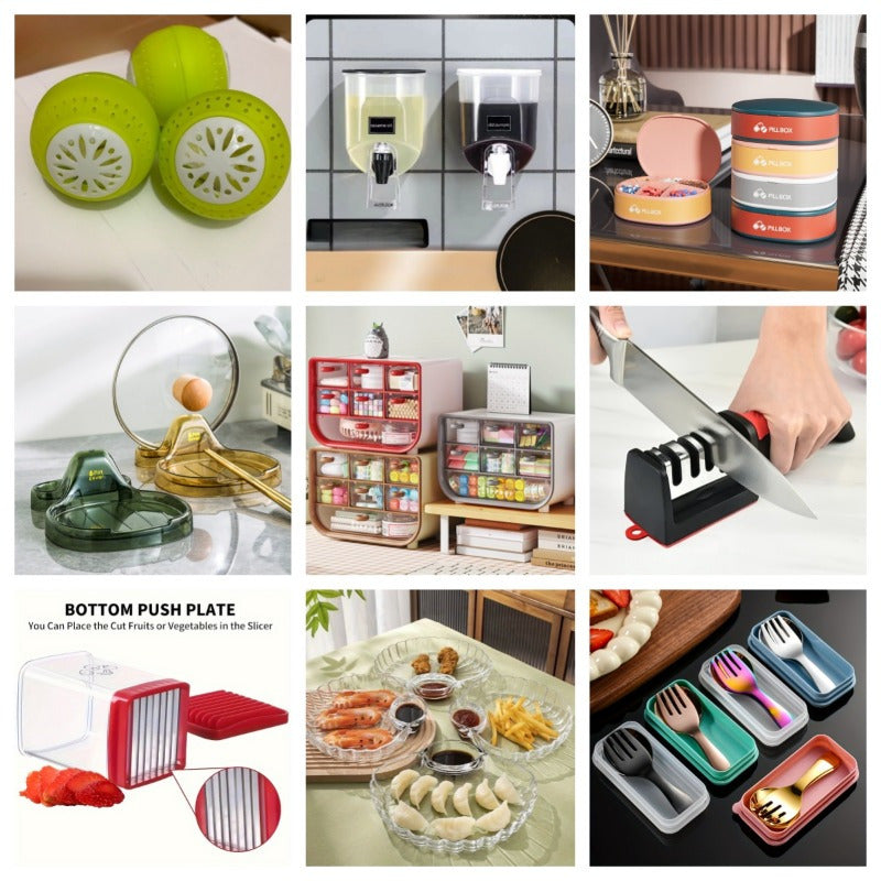 Bolas de frescura y desodorante para refrigerador, mineral eliminador de olores, plástico