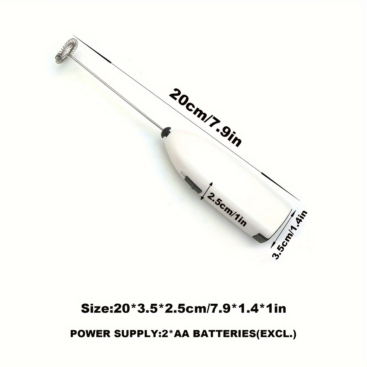 Electric Milk Frother Egg Beater Coffee Blender Handheld Stirrer