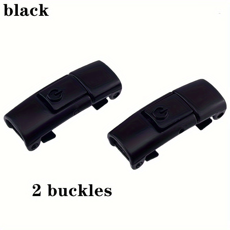 Uniseks metall No-Tie Lazy shoelace buckles turli ranglar, oson bir tugma bilan