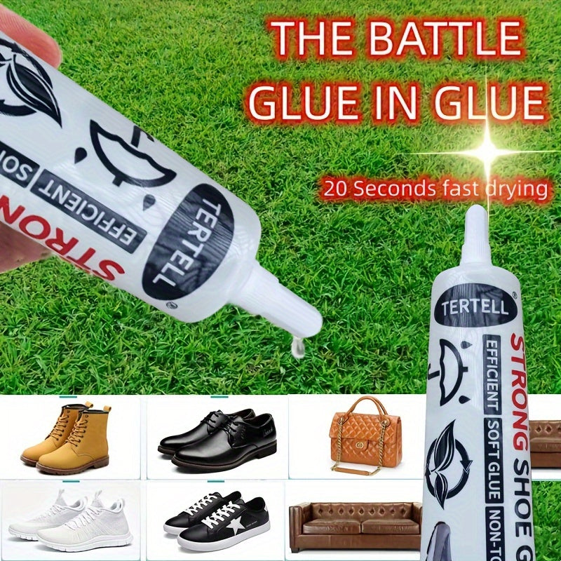 2.03oz Transparent Waterproof Heat-Resistant Shoe Glue for Home and Outdoor Repairs