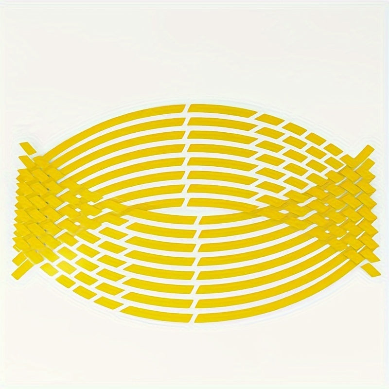 Yorug‘lik qaytaruvchi velosiped g‘ildirak stikerlari, suv o'tkazmaydigan rim lentalari, 17 va 18 dyuymli mototsikllar, avtomobillar uchun