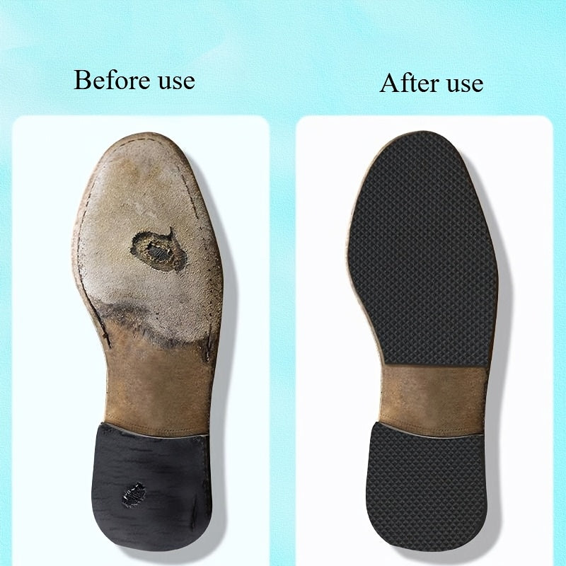 Cinta para zapatos con reducción de ruido, autoadhesiva, con almohadillas de goma antideslizantes para tacones altos y muebles