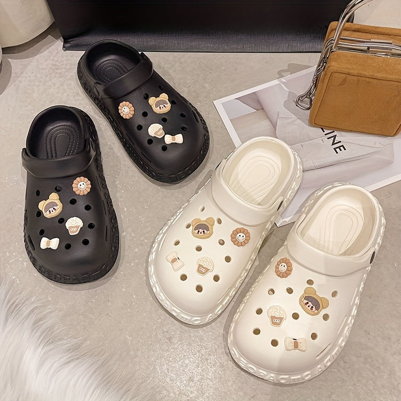 Women's Breathable EVA Clogs for Beach and Garden Lightweight Flat Shoes