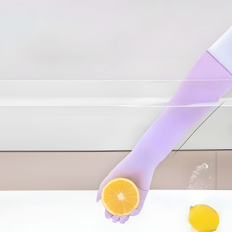 20 Nitrile Cleaning Gloves Waterproof Extra Thick 14-Inch Long Sleeves