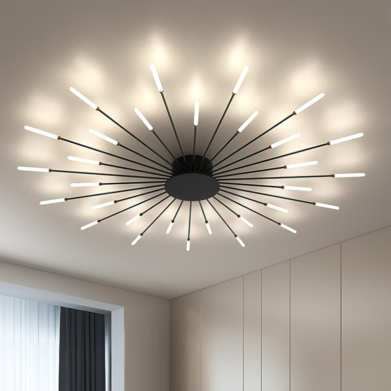 Contemporary LED Ceiling Lamp in Warm White for Living Room Bedroom Dining Room